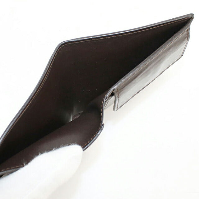 中古 ベルルッティ 二つ折り財布 二折財布 メンズ ブランド BERLUTI カリグラフィ ブラウン USDBER112961011
