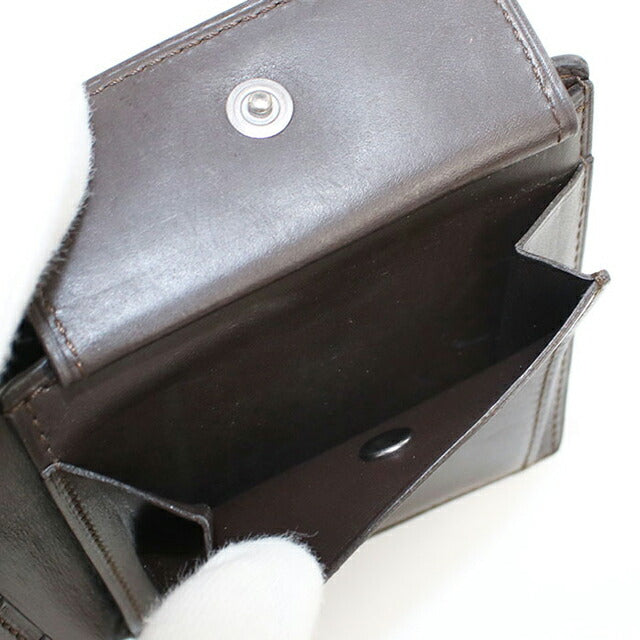 中古 ベルルッティ 二つ折り財布 二折財布 メンズ ブランド BERLUTI カリグラフィ ブラウン USDBER112961011