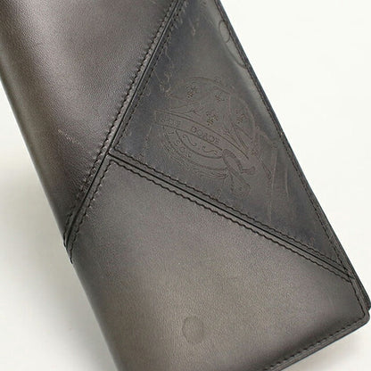 中古 ベルルッティ 長財布ニ折小銭入付き メンズ ブランド BERLUTI フラップ ロングウォレット ブラック USDBER113528011