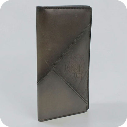中古 ベルルッティ 長財布ニ折小銭入付き メンズ ブランド BERLUTI フラップ ロングウォレット ブラック USDBER113528011