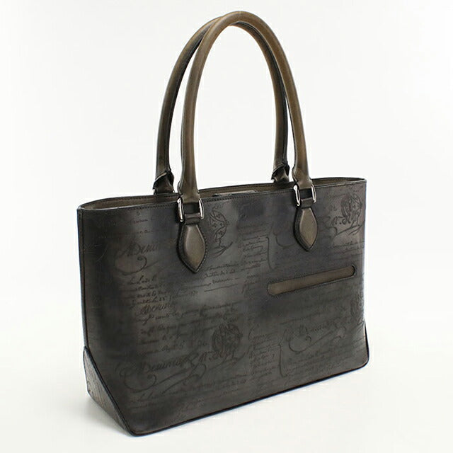 中古 ベルルッティ トートバッグ メンズ ブランド BERLUTI レザー ブラック USDBER114919011
