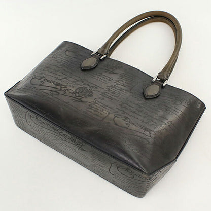中古 ベルルッティ トートバッグ メンズ ブランド BERLUTI レザー ブラック USDBER114919011