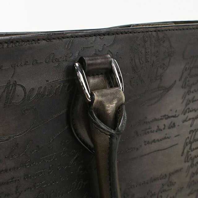 中古 ベルルッティ トートバッグ メンズ ブランド BERLUTI レザー ブラック USDBER114919011