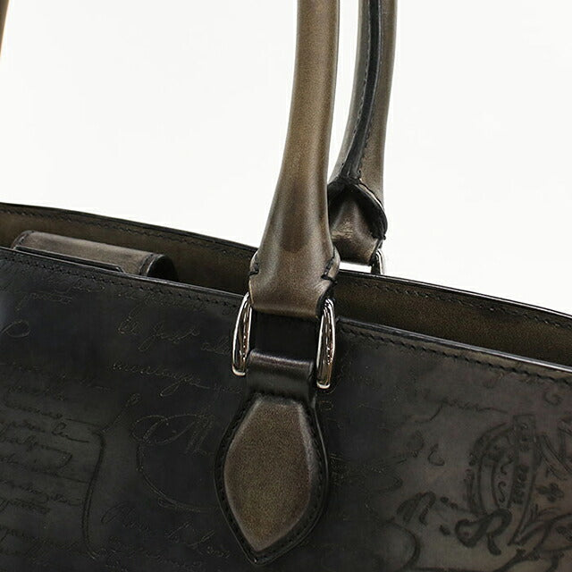 中古 ベルルッティ トートバッグ メンズ ブランド BERLUTI レザー ブラック USDBER114919011