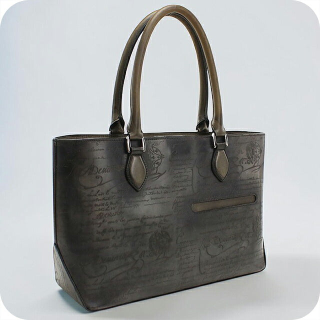中古 ベルルッティ トートバッグ メンズ ブランド BERLUTI レザー ブラック USDBER114919011