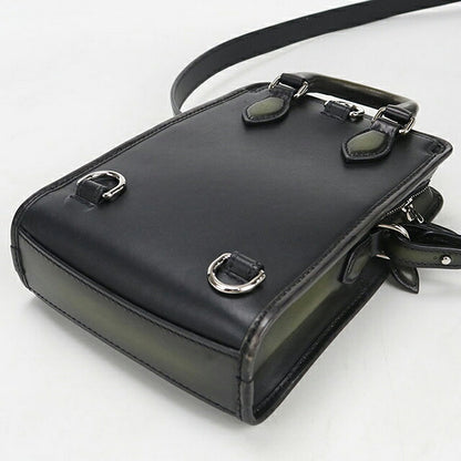 中古 ベルルッティ ショルダーバッグ メンズ ブランド BERLUTI プルミエジュール ガリバー メッセンジャーバッグ カーキ USDBER116236011