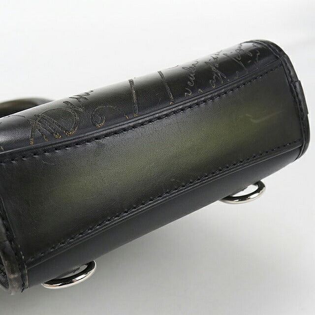 中古 ベルルッティ ショルダーバッグ メンズ ブランド BERLUTI プルミエジュール ガリバー メッセンジャーバッグ カーキ USDBER116236011