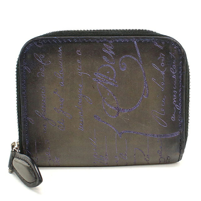 中古 ベルルッティ 小銭入れ メンズ ブランド BERLUTI  ワパ マネーパース ブラック USDBER118481011
