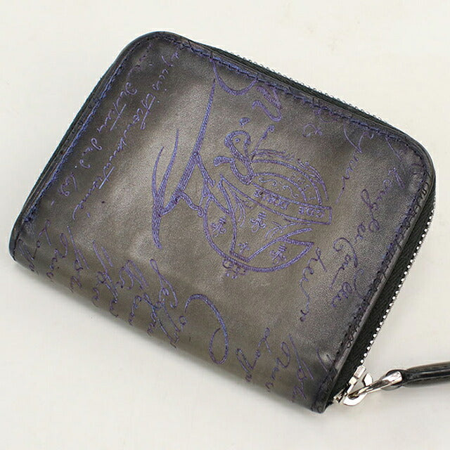 中古 ベルルッティ 小銭入れ メンズ ブランド BERLUTI  ワパ マネーパース ブラック USDBER118481011