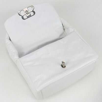 中古 バレンシアガ ハンドバッグ レディース ブランド BALENCIAGA モナコ スリングバッグ レザー 787896 ホワイト バッグ USDBG100229011