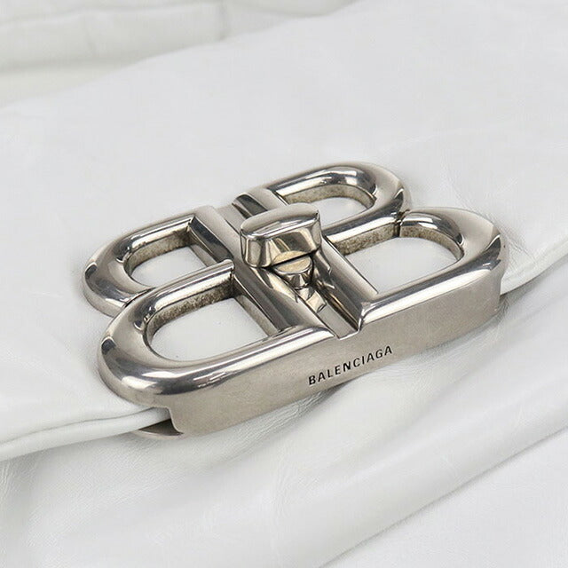 中古 バレンシアガ ハンドバッグ レディース ブランド BALENCIAGA モナコ スリングバッグ レザー 787896 ホワイト バッグ USDBG100229011
