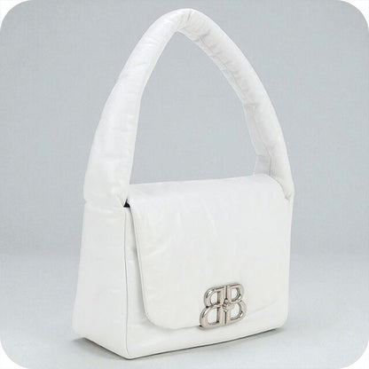 中古 バレンシアガ ハンドバッグ レディース ブランド BALENCIAGA モナコ スリングバッグ レザー 787896 ホワイト バッグ USDBG100229011