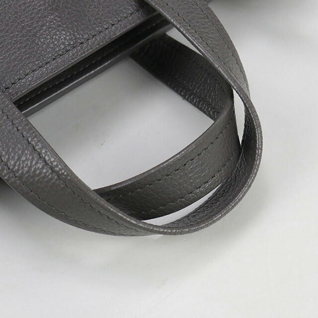 中古 バレンシアガ トートバッグ ユニセックス ブランド BALENCIAGA エブリデイ2.0 ノースサウス XS 2WAY レザー 672793 15YUN 1190 グレー USDBG100327011