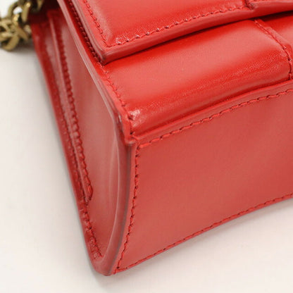 中古 バレンシアガ 斜め掛け ショルダーバッグ レディース ブランド BALENCIAGA アワーグラス チェーンショルダーバッグ レザー 644973 USDBG100723011