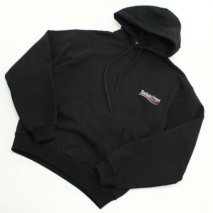 中古 バレンシアガ パーカー メンズ ブランド BALENCIAGA 556145 TBV14 1000 ブラック ウェア USDBG101288011