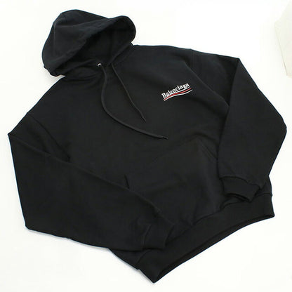 中古 バレンシアガ パーカー メンズ ブランド BALENCIAGA 556145 TBV14 1000 ブラック ウェア USDBG101288011