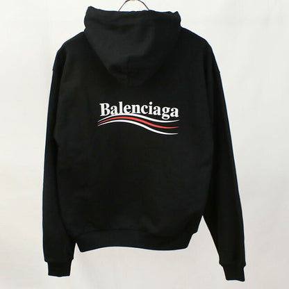 中古 バレンシアガ パーカー メンズ ブランド BALENCIAGA 556145 TBV14 1000 ブラック ウェア USDBG101288011