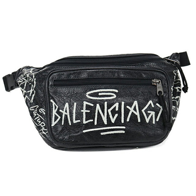 B*中様 BALENCIAGA ブラック ボディバッグ 中古 バレンシアガ ボディバッグ メンズ ブランド BALENCIAGA