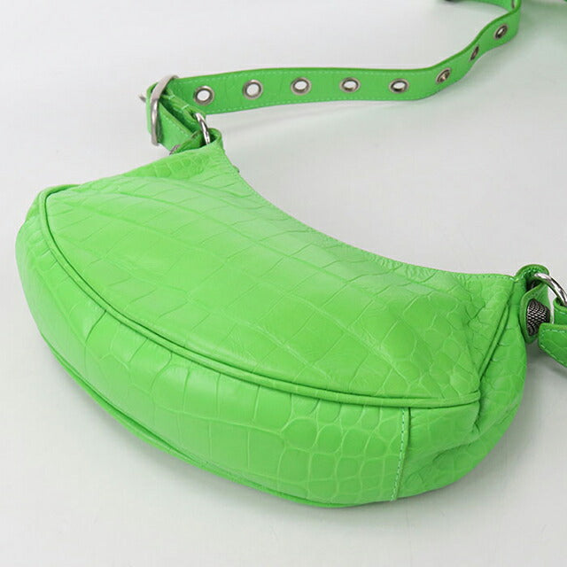 中古 バレンシアガ ショルダーバッグ レディース ブランド BALENCIAGA ル カゴール XS レザー 671309 グリーン バッグ USDBG101987011