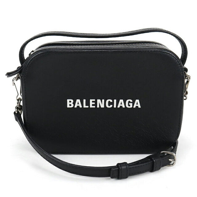 中古 バレンシアガ 斜め掛け ショルダーバッグ レディース ブランド BALENCIAGA エブリデイ カメラバッグ XS レザー 608653 ブラック USDBG102162011