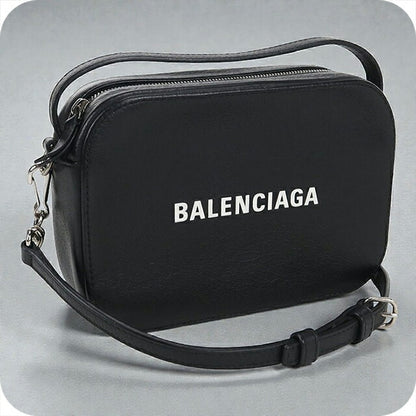 中古 バレンシアガ 斜め掛け ショルダーバッグ レディース ブランド BALENCIAGA エブリデイ カメラバッグ XS レザー 608653 ブラック USDBG102162011