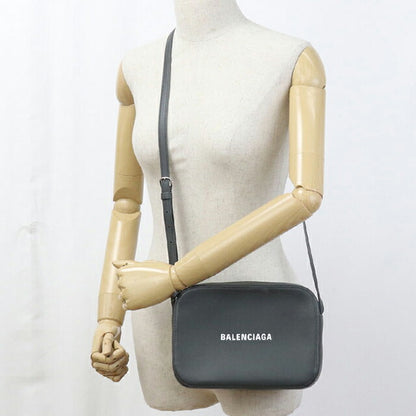 中古 バレンシアガ 斜め掛け ショルダーバッグ レディース ブランド BALENCIAGA エブリデイ カメラバッグ レザー 552370 グレー バッグ USDBG102173011