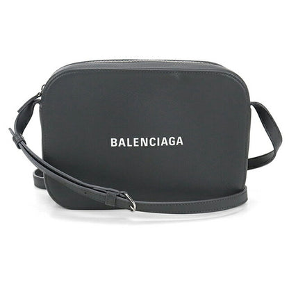 中古 バレンシアガ 斜め掛け ショルダーバッグ レディース ブランド BALENCIAGA エブリデイ カメラバッグ レザー 552370 グレー バッグ USDBG102173011