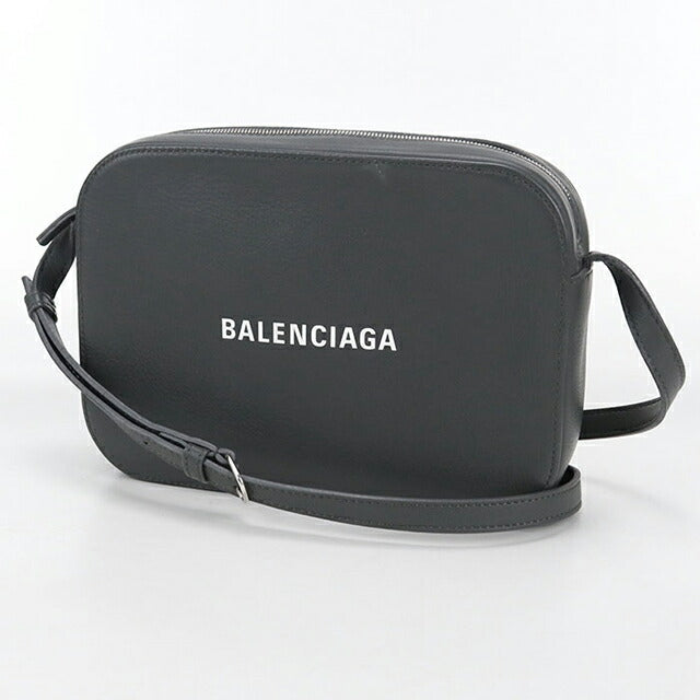 中古 バレンシアガ 斜め掛け ショルダーバッグ レディース ブランド BALENCIAGA エブリデイ カメラバッグ レザー 552370 グレー バッグ USDBG102173011