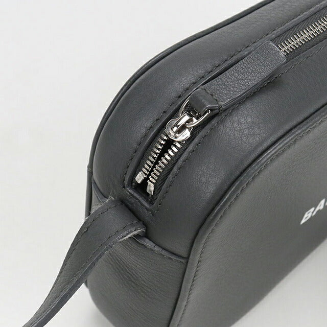 中古 バレンシアガ 斜め掛け ショルダーバッグ レディース ブランド BALENCIAGA エブリデイ カメラバッグ レザー 552370 グレー バッグ USDBG102173011
