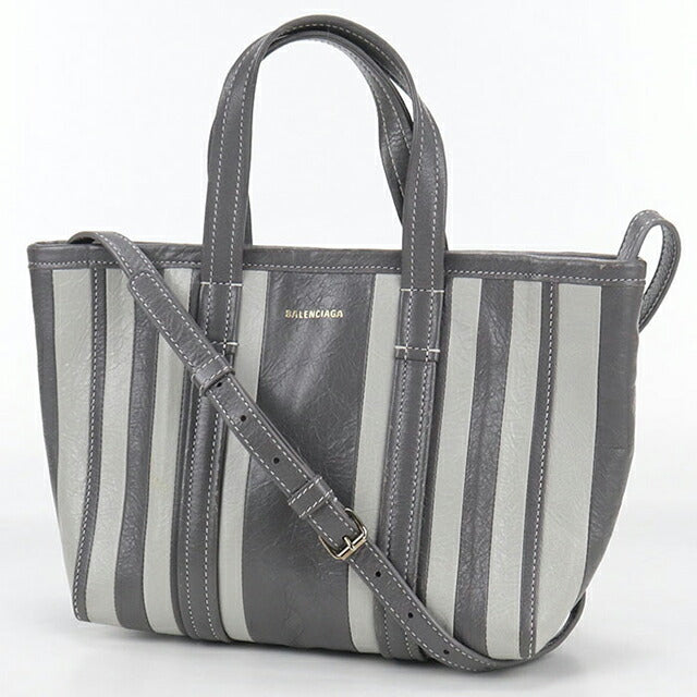 二手 Balenciaga 手提包女士品牌 BALENCIAGA Barbes 2WAY 671404 灰色包 USDBG102473011