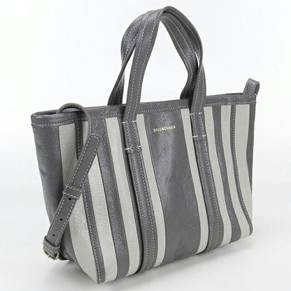 二手 Balenciaga 手提包女士品牌 BALENCIAGA Barbes 2WAY 671404 灰色包 USDBG102473011