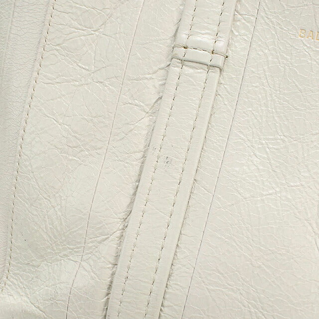 Used Balenciaga tote bag ladies brand BALENCIAGA Barbes 2WAY leather 671404 white USDBG102769011