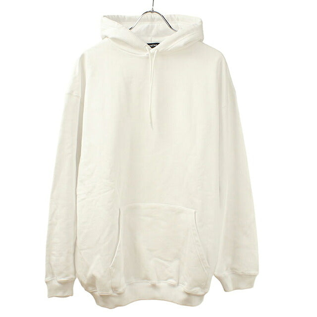 中古 バレンシアガ パーカー メンズ ブランド BALENCIAGA バックロゴ フーディー 556143 ホワイト USDBG103655011