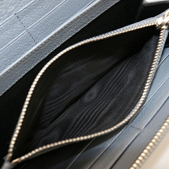 中古 バレンシアガ 長財布ラウンドファスナー レディース ブランド BALENCIAGA コンチネンタル ジップウォレット レザー 390187 ブルー USDBG104839011