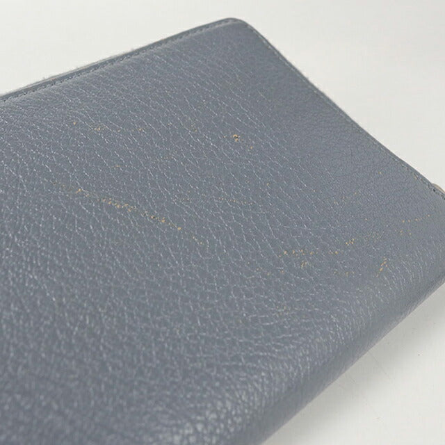 中古 バレンシアガ 長財布ラウンドファスナー レディース ブランド BALENCIAGA コンチネンタル ジップウォレット レザー 390187 ブルー USDBG104839011