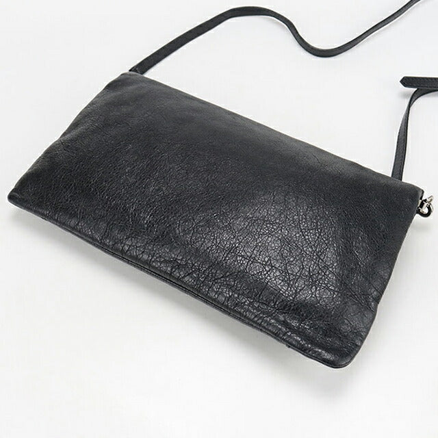 中古 バレンシアガ 斜め掛け ショルダーバッグ レディース ブランド BALENCIAGA ジャイアントエンベロープ レザー 327079 1000 ブラック USDBG107466011