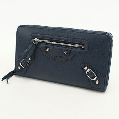 Used Balenciaga long wallet round zipper unisex brand BALENCIAGA classic Continental zip wallet 253036 USDBG114827011