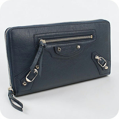 Used Balenciaga long wallet round zipper unisex brand BALENCIAGA classic Continental zip wallet 253036 USDBG114827011