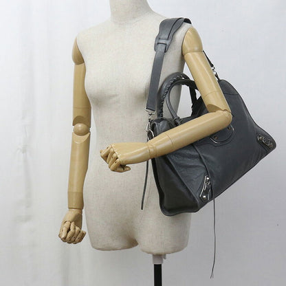 二手 Balenciaga 手提包 女士品牌 BALENCIAGA 经典金属边缘 City 2WAY 皮革 390154 D9422 1559 USDBG94187011