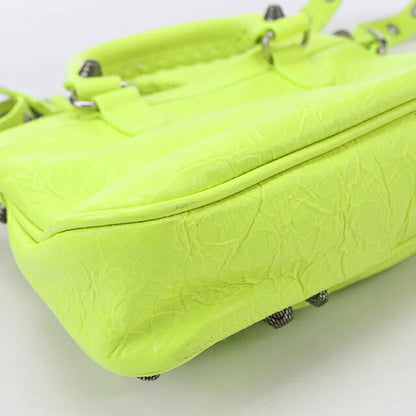 二手 Balenciaga 手提包 女士品牌 BALENCIAGA Neo Cagoule 2WAY 皮革 751523 黄色包 USDBG94878011