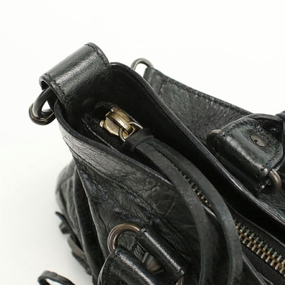 中古 バレンシアガ ハンドバッグ レディース ブランド BALENCIAGA 2WAY レザー 103203 ブラック バッグ USDBG95152011