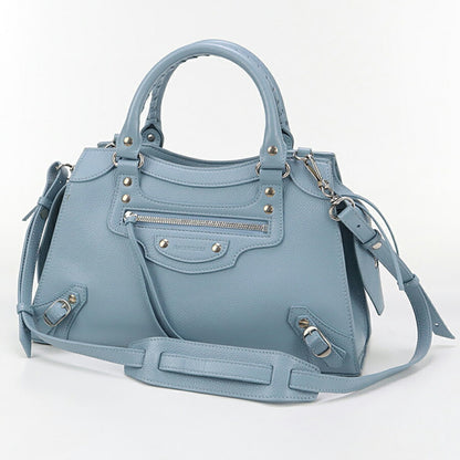中古 バレンシアガ ハンドバッグ レディース ブランド BALENCIAGA 2WAYハンドバッグ レザー 638521 ブルー バッグ USDBG95671011