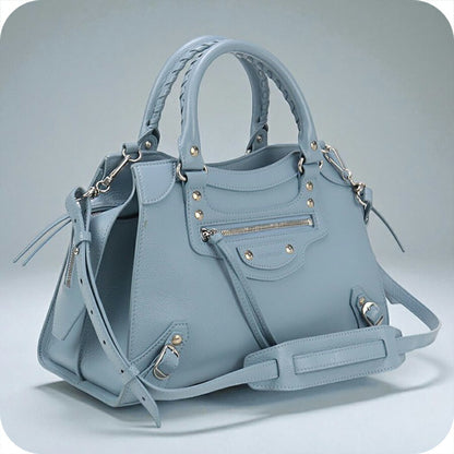 中古 バレンシアガ ハンドバッグ レディース ブランド BALENCIAGA 2WAYハンドバッグ レザー 638521 ブルー バッグ USDBG95671011