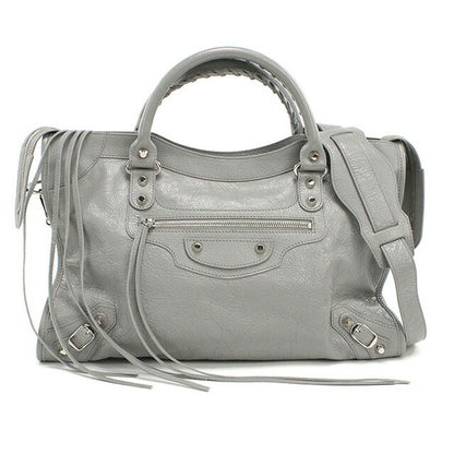 中古 バレンシアガ ハンドバッグ レディース ブランド BALENCIAGA 2WAYハンドバッグ 505550 グレー バッグ USDBG96398011
