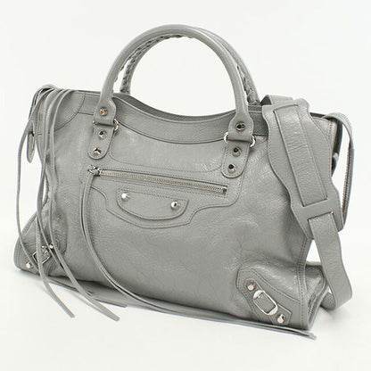 中古 バレンシアガ ハンドバッグ レディース ブランド BALENCIAGA 2WAYハンドバッグ 505550 グレー バッグ USDBG96398011