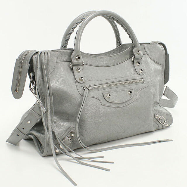 中古 バレンシアガ ハンドバッグ レディース ブランド BALENCIAGA 2WAYハンドバッグ 505550 グレー バッグ USDBG96398011