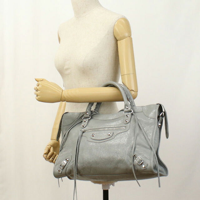中古 バレンシアガ ハンドバッグ レディース ブランド BALENCIAGA 2WAYハンドバッグ 505550 グレー バッグ USDBG96398011