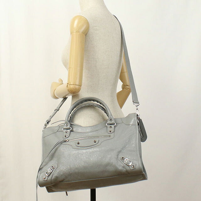 中古 バレンシアガ ハンドバッグ レディース ブランド BALENCIAGA 2WAYハンドバッグ 505550 グレー バッグ USDBG96398011