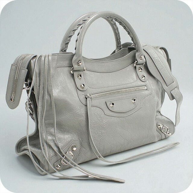中古 バレンシアガ ハンドバッグ レディース ブランド BALENCIAGA 2WAYハンドバッグ 505550 グレー バッグ USDBG96398011