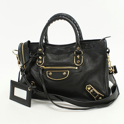 中古 バレンシアガ ハンドバッグ レディース ブランド BALENCIAGA 2WAY レザー 432831 ブラック バッグ USDBG96468011
